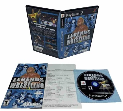 Legends of Wrestling Sony PlayStation 2 PS2 Complete CIB w/ Manual & Reg. Card - Image 1 of 4