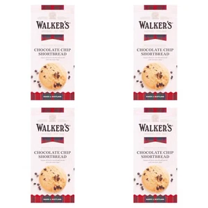 Walkers Chocolate Chip Shortbread 4 x 150g. Free Delivery - Bild 1 von 1