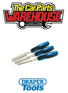 Draper 45865 150mm Chisels with Bevel Edges 3 piece - Picture 1 of 5