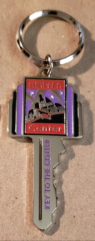 STAPLES CENTER LOS ANGELES "KEY to the CENTER" Key Ring Cover