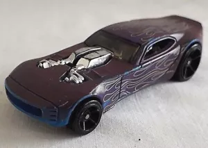 HOTWHEELS MATTEL DIECAST CAR NITRO DOORSLAMMER PURPLE LOOSE SCALE 1/64 - Picture 1 of 2