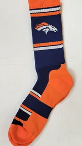 NFL Denver Broncos Youth Socks, New (4-Striped Logo) - Picture 1 of 1