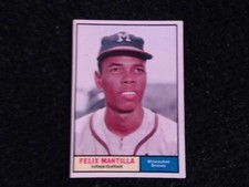 1961 Topps Set Break Felix Mantilla # 164 NR-MT