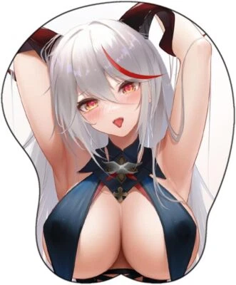 Anime Mouse pad Azur Lane Ägir Anime Design 3D Ergonomic Mouse Pad with Wrist Re - Image 1 of 4