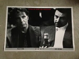 Heat movie poster print - 24"x36" - Deniro and Pacino **last of inventory**