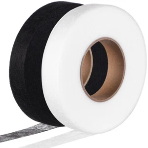 2 Rolls Hemming Tapes No Sew Hem Tape Iron On Hemming Tape Double Side Webbing - Picture 1 of 11