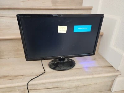 Acer S201HL bd Black 20 Inch Widescreen Flat Panel LED Backlight LCD Monitor - Image 1 of 4