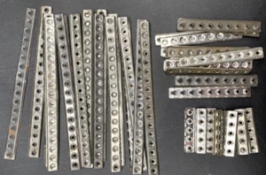 (20) 17 HOLE, (20) 9 HOLE, (20) 5 HOLE STRIPS, ERECTOR PARTS, USED - Picture 1 of 4