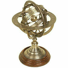 Armillary 10" Antique Nautical Brass Sphere Globe Table Top & Home Decor
