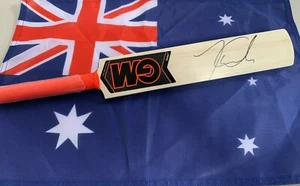 Travis Head (Australia) signed GM "Mana"  Mini Cricket Bat + COA - Picture 1 of 3