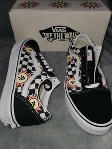 VANS VIEJOS ZAPATOS SKOOL PARKS PROJECT PARA HOMBRE TALLA 9,5 MUJER TALLA 11 NEGRO BLANCO NUEVO - Imagen 1 de 9