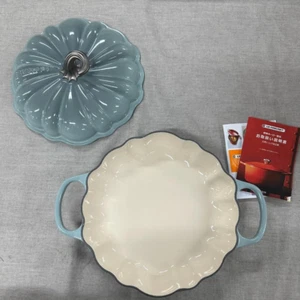 Cazuela Buffet Le Creuset 28cm Sal Marina Halloween Calabaza Limitada con Caja SIN USAR - Imagen 1 de 24