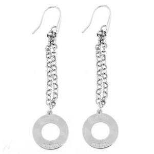 Orecchini donna coconuda COOR2005 pendenti in bronzo placcato argento - Foto 1 di 2