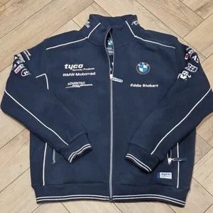 VTG BMW Tyco Motorrad Eddie Stobart F1 Fleece Sweatshirt S - Picture 1 of 16