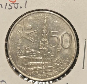 Bélgica 1958 50 francos KM 150,1 sin circular - Imagen 1 de 2
