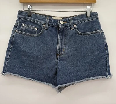 London Jeans Premium Collection Women’s Denim Jean Shorts Size 6 Raw Hem Cotton - Image 1 of 4