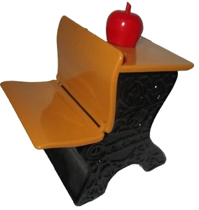 AVON Collectible SCHOOL DESK DECANTER W/Here's My Heart Cologne ~ W/Original Box - Picture 1 of 3