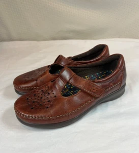 Scarpe SAS donna 7 WW Willow Mary Jane Tripad comode pelle noce made in USA - Foto 1 di 15