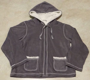 Women Black or Gray Micro Spandex Hoodie Jacket: M - Picture 1 of 4