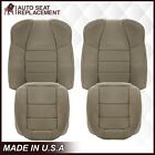 2001-2003 Ford F350/F250 Lariat Extended Cab Vinyl Perforated Seat Cover Tan