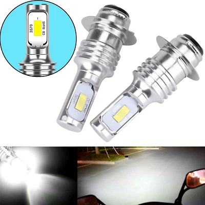 2x Para Suzuki King Quad LTF4WDX LTF300F LTA700X 55W H6M P15D Bombilla Faro LED Foto 1 de 4