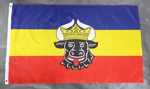Fahne Flagge Mecklenburg Ochsenkopf - 90 x 150 cm - Bild 1 von 2