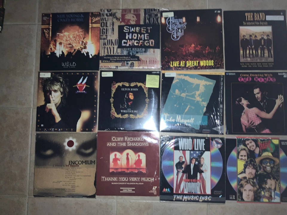 Various Music Artists Laserdiscs - Image 1 of 1