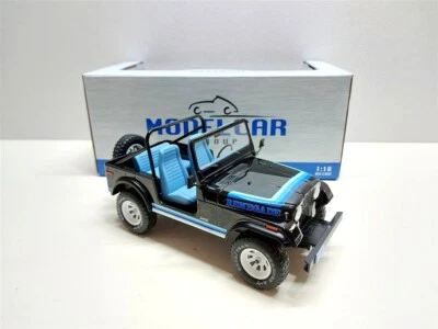 Jeep CJ-7 Renegade Nero del 1976 - 1/18 MCG - Immagine 1 di 4