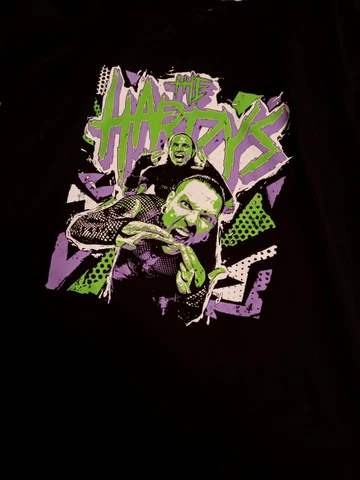 Matt & Jeff Hardy boys the Hardys "Scream" Pro Wrestling Crate - Men's XL Shirt Cover