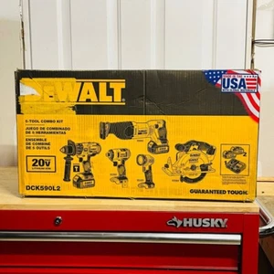 Dewalt 5 Tool Kit Combo DCK590L2 - Picture 1 of 4