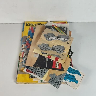 Lot of Vintage Lego Spacemen Instructions Alpha-1 Rocket Base Idea Book 1970s - Image 1 of 4