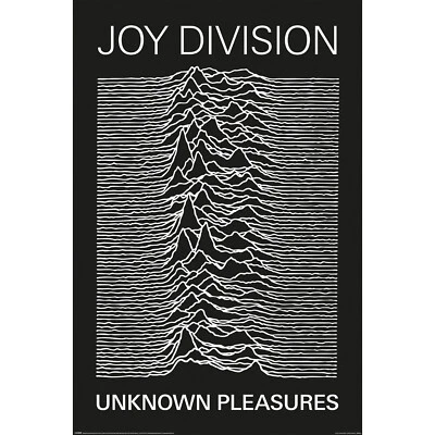 Joy Division Poster - Official Unknown Pleasures Maxi Poster 91.5 x 61cm - Image 1 of 2