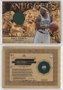 2010-11 Panini Gold Standard Gold Nuggets Memorabilia /199 Paul Pierce #5 HOF