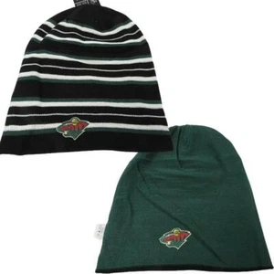 Nuevo Minnesota Wild Para Hombres OSFA Reebok Reversible Puños Tejido Gorro $20 - Imagen 1 de 8