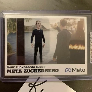 G.A.S. Trading Cards Mark Zuckerberg Meets Meta Zuckerberg Karte #30�� Sealed�� - Bild 1 von 4