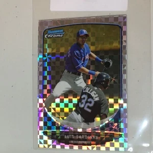 F53756 2013 Bowman Chrome Mini X-fractors #120 Luis Sardinas /100 Rangers - Picture 1 of 1