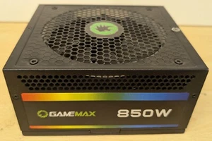 850W GameMax RGB-850 Pro Power Supply 80PLUS Gold in original box - Photo 1/11