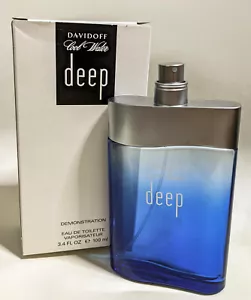 Davidoff Cool Water Deep Eau de Toilette 100ml / 3.4oz spray new Free Shipping! - Picture 1 of 4