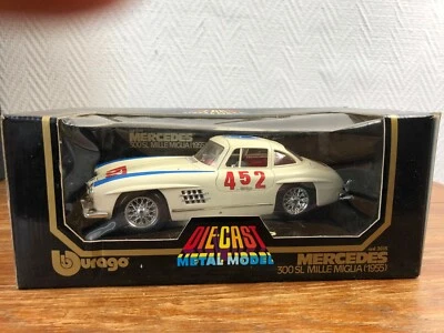 BURAGO 1:18  3015 MERCEDES 30 SL Mille Miglia (1955)  IN BOX / DANS SA BOITE - Photo 1/4