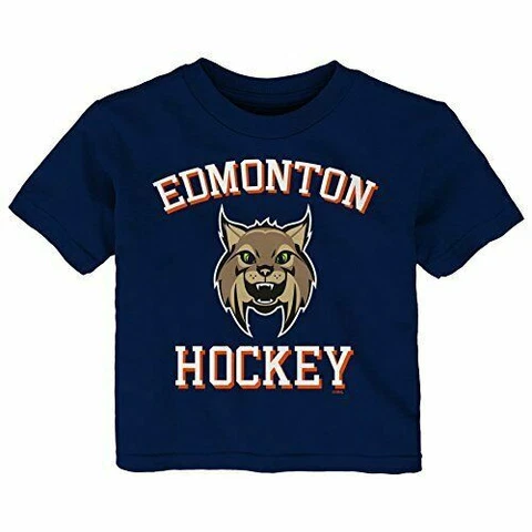 NHL Edmonton Oilers Children Unisex Hello Mascot Short Sleeve Tee, 12 Months Cover