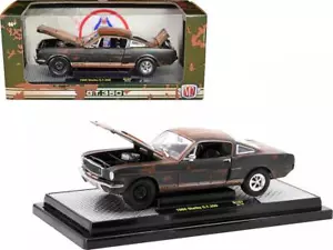 1966 Shelby GT350 Ivy Green, Wimbledon White Rusted LE to 5250 1:24 M2 Machines - Picture 1 of 12