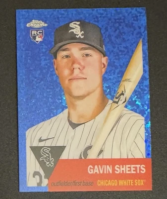 Gavin Sheets 2022 Topps Chrome Platinum ROOKIE Blue Mini Diamond #246 /199 - Image 1 of 2