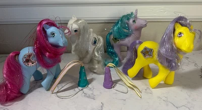 My Little Pony G1 Vintage LOTE Princes Ponies com 2 chapéus! SPARKLE Tiffany STARBURST - Imagem 1 de 4