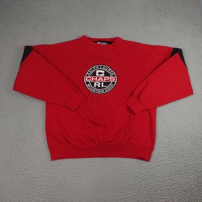 Vintage Polo Ralph Lauren Sweatshirt Mens Large Red Mountain Gear Crewneck 90s - Image 1 of 4