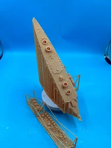 3D gedruckter 1/700 japanischer Marine Iwami Schlachtschiff unbemalter Modellbausatz NEU! - Bild 1 von 8