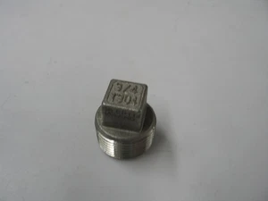 NEU SCI SMITH COOPER 3/4" NPT VIERKANTKOPF 304 EDELSTAHL ROHRSTOPFEN Q0341 - Bild 1 von 4