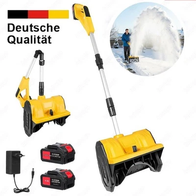 Elektro Schneefräse Akku Schneeschaufel 1000W 21V mit 2X Akku +Ladegerät 4000U/M - Bild 1 von 4