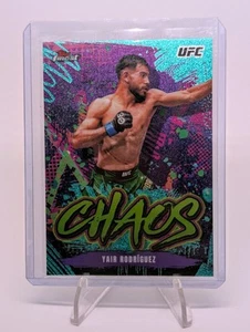 2024 Topps Finest UFC - Chaos Blue Shimmer Yair Rodriguez #CHA-27 - Picture 1 of 2