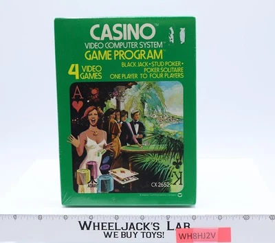 Casino Atari 2600 1978 NEW SEALED Video Game Cartridge - Image 1 of 4