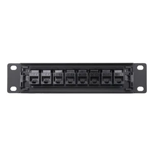 8 Port Straight-Through CAT6 Patchpanel RJ45 Netzwerkkabel Adapterbuchse Et9533 - Afbeelding 1 van 6
